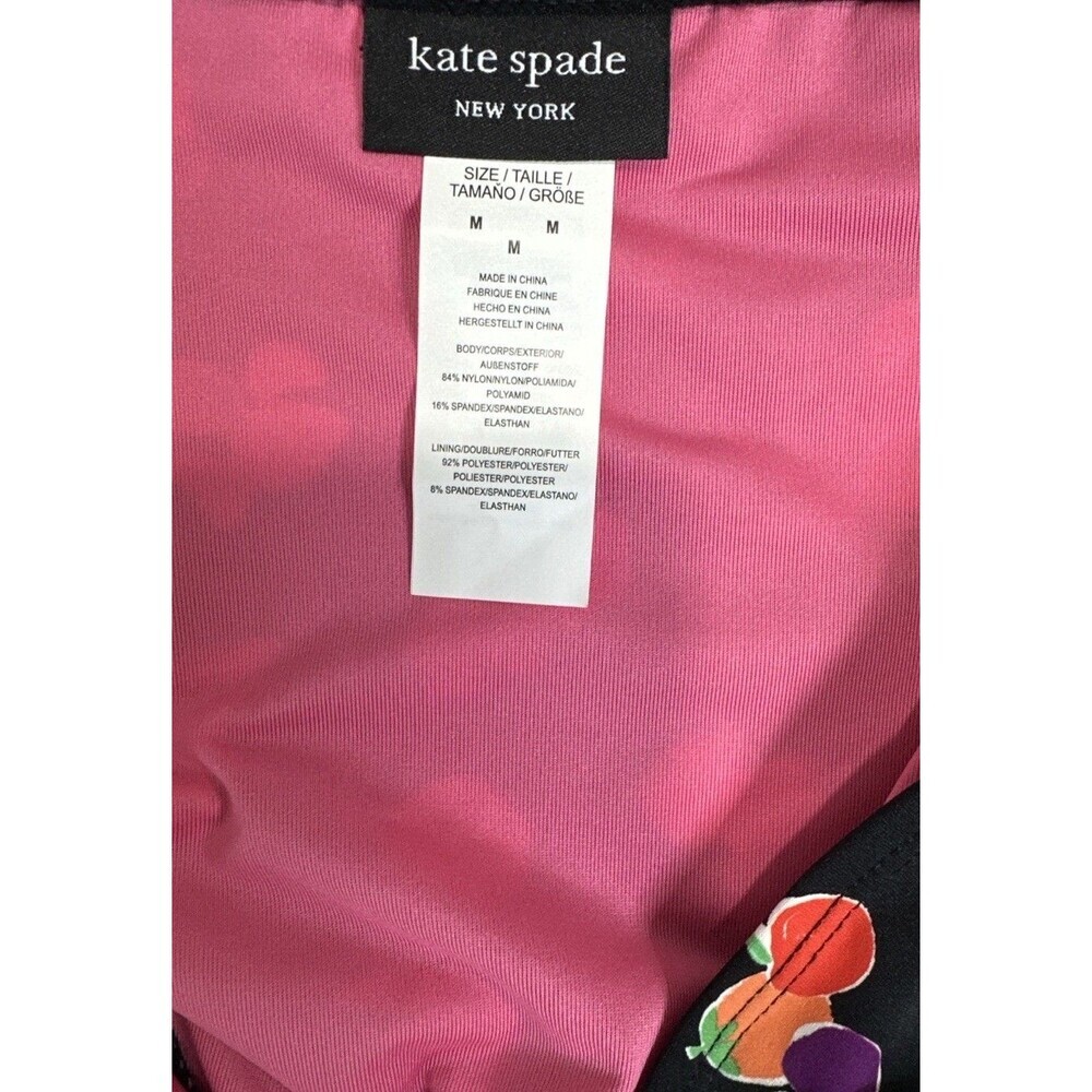 NEW kate spade New York Summer Fruit Bikini Set-Bandeau Tie Top & Brief-Size Med - Picture 5 of 7